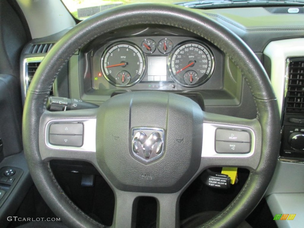 2009 Ram 1500 Laramie Crew Cab 4x4 - Bright Silver Metallic / Dark Slate/Medium Graystone photo #36