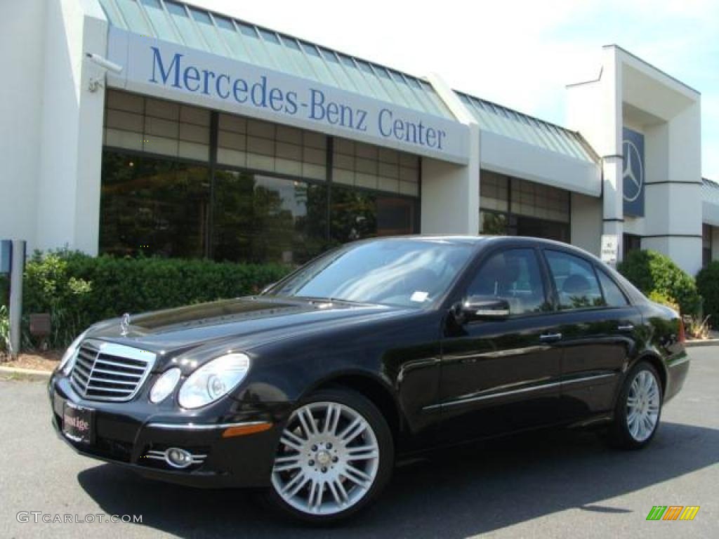 Black Mercedes-Benz E