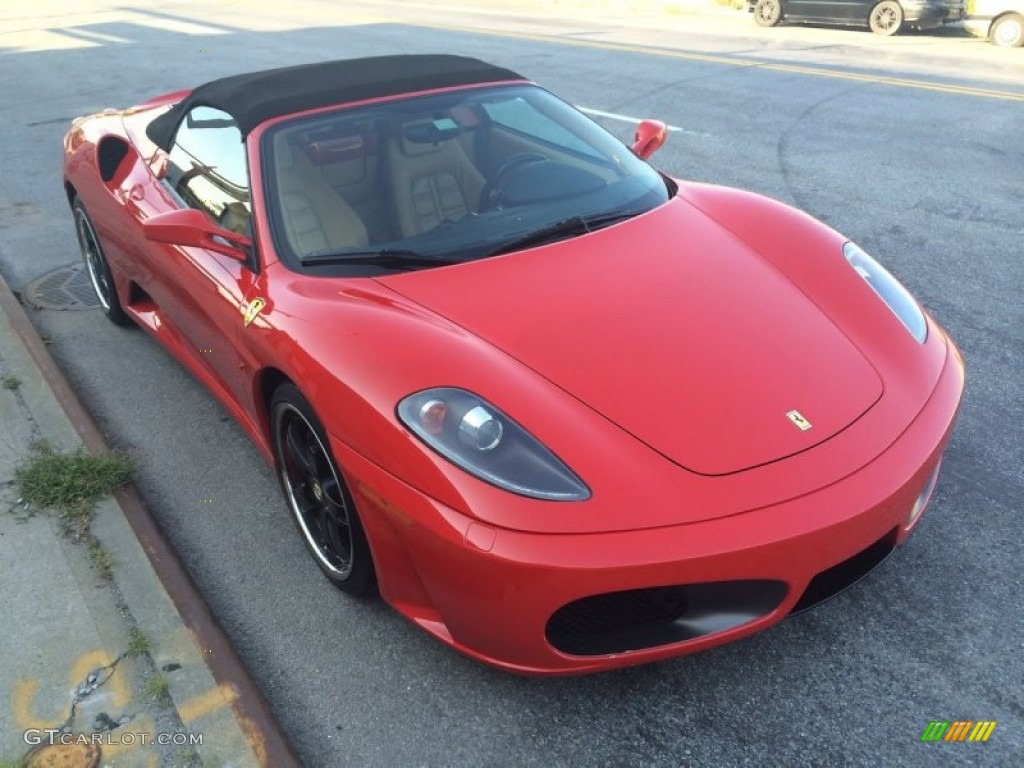 2006 F430 Spider F1 - Rosso Corsa (Red) / Beige photo #1
