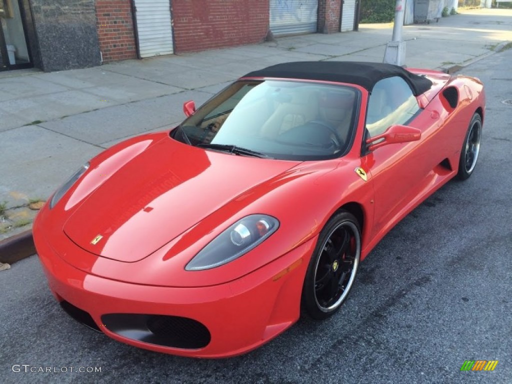2006 F430 Spider F1 - Rosso Corsa (Red) / Beige photo #2