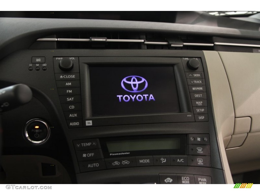 2010 Prius Hybrid IV - Blizzard White Pearl / Bisque photo #8