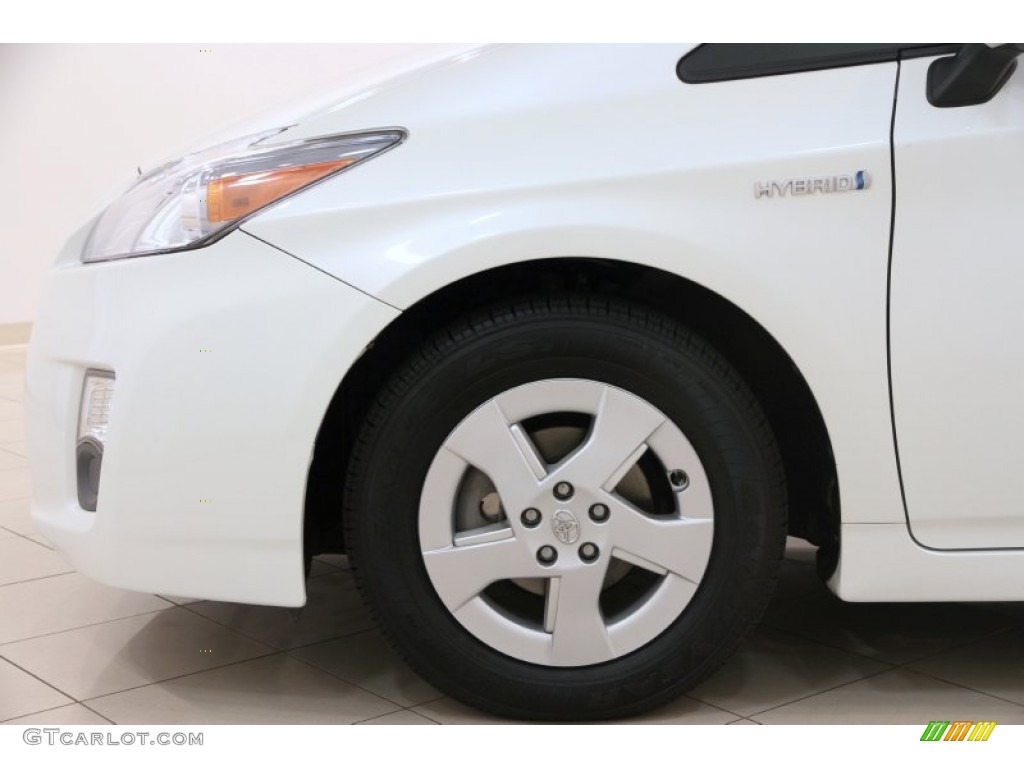 2010 Prius Hybrid IV - Blizzard White Pearl / Bisque photo #38