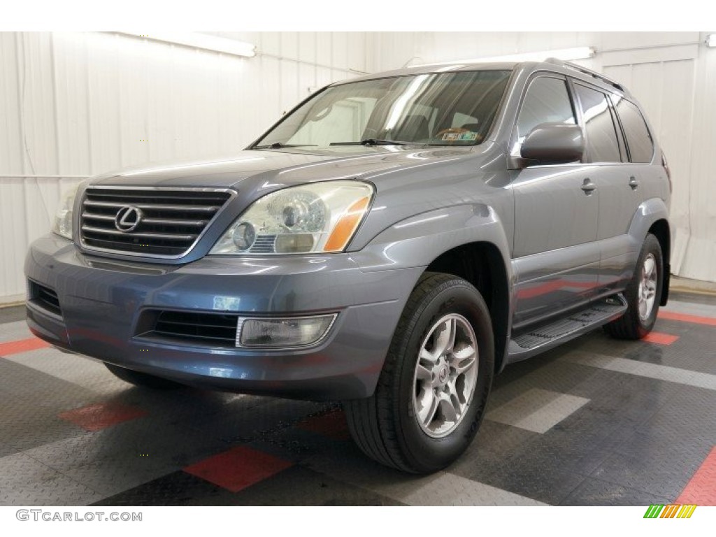 2004 GX 470 - Ash Blue Mica / Dark Gray photo #2