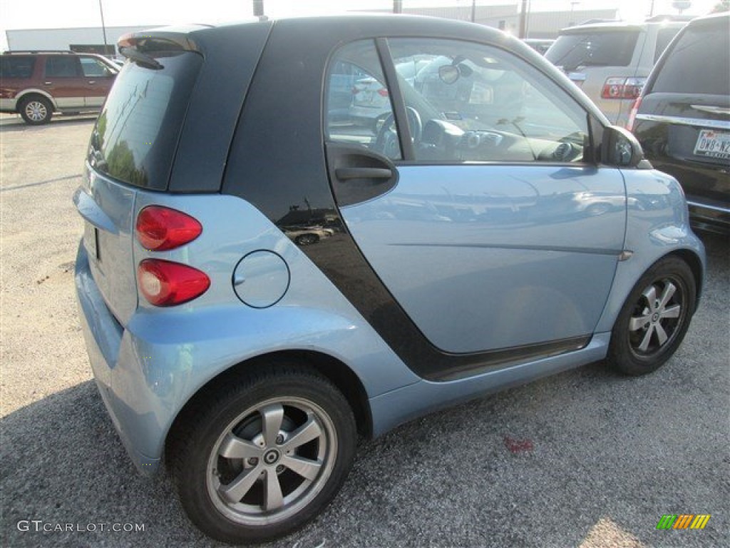 2012 fortwo passion coupe - Light Blue Metallic / Design Black photo #2
