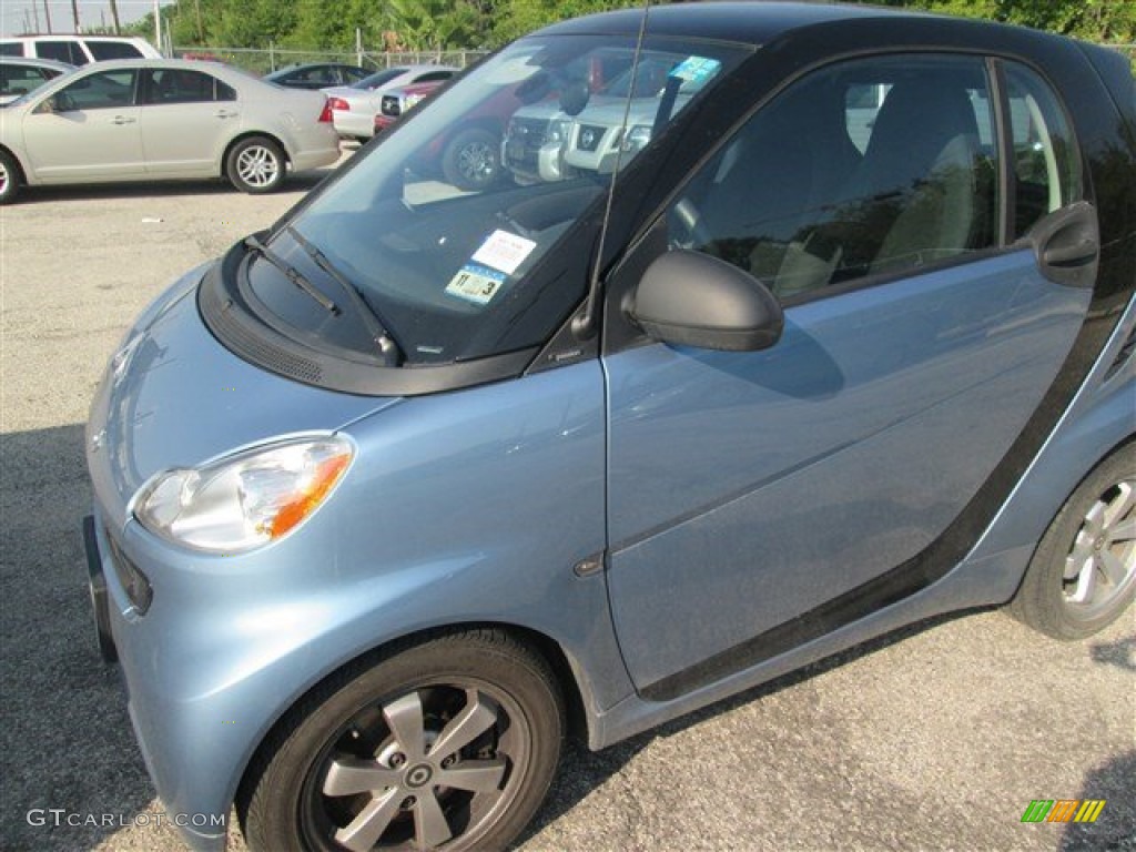 2012 fortwo passion coupe - Light Blue Metallic / Design Black photo #5