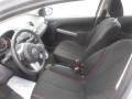 2013 Mazda MAZDA2 Black/Red Piping Interior Front Seat Photo