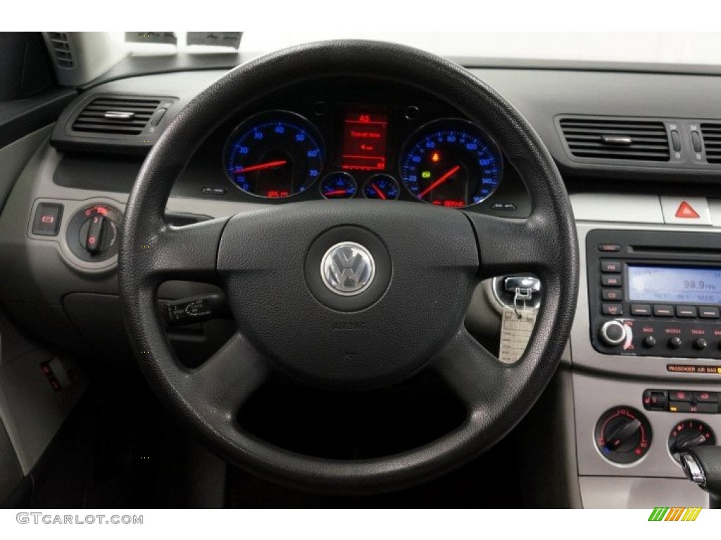 2006 Passat 2.0T Sedan - Arctic Blue Silver / Classic Grey photo #23