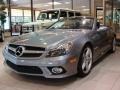 2009 Palladium Silver Metallic Mercedes-Benz SL 550 Roadster  photo #3