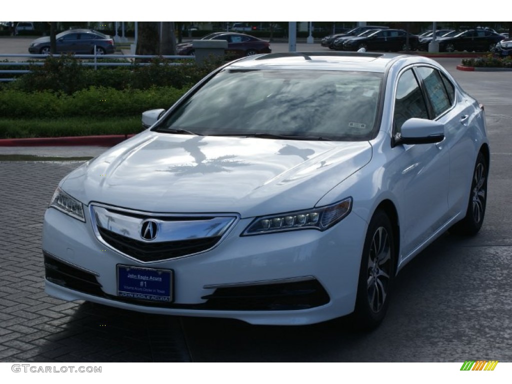 2015 TLX 2.4 - Bellanova White Pearl / Graystone photo #2