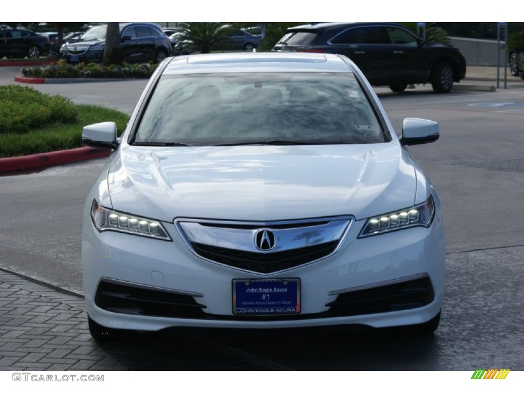 2015 TLX 2.4 - Bellanova White Pearl / Graystone photo #4