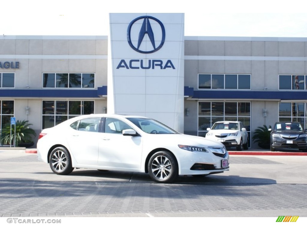 2015 TLX 2.4 - Bellanova White Pearl / Graystone photo #1