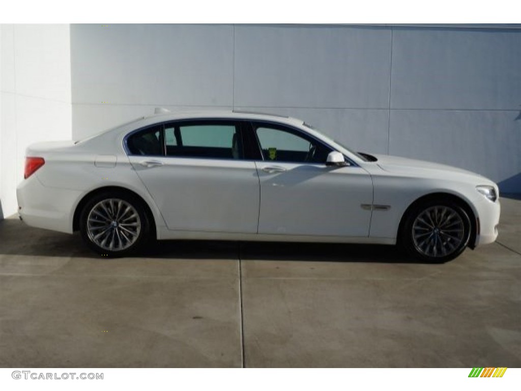 2012 7 Series 740Li Sedan - Alpine White / Oyster/Black photo #2
