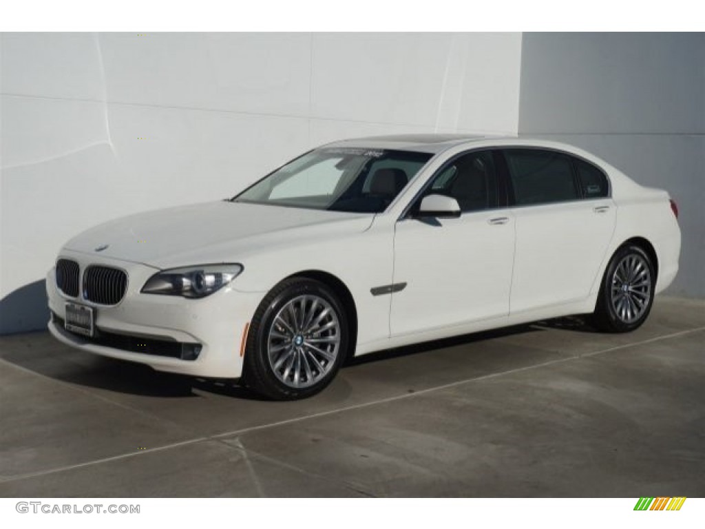 2012 7 Series 740Li Sedan - Alpine White / Oyster/Black photo #6