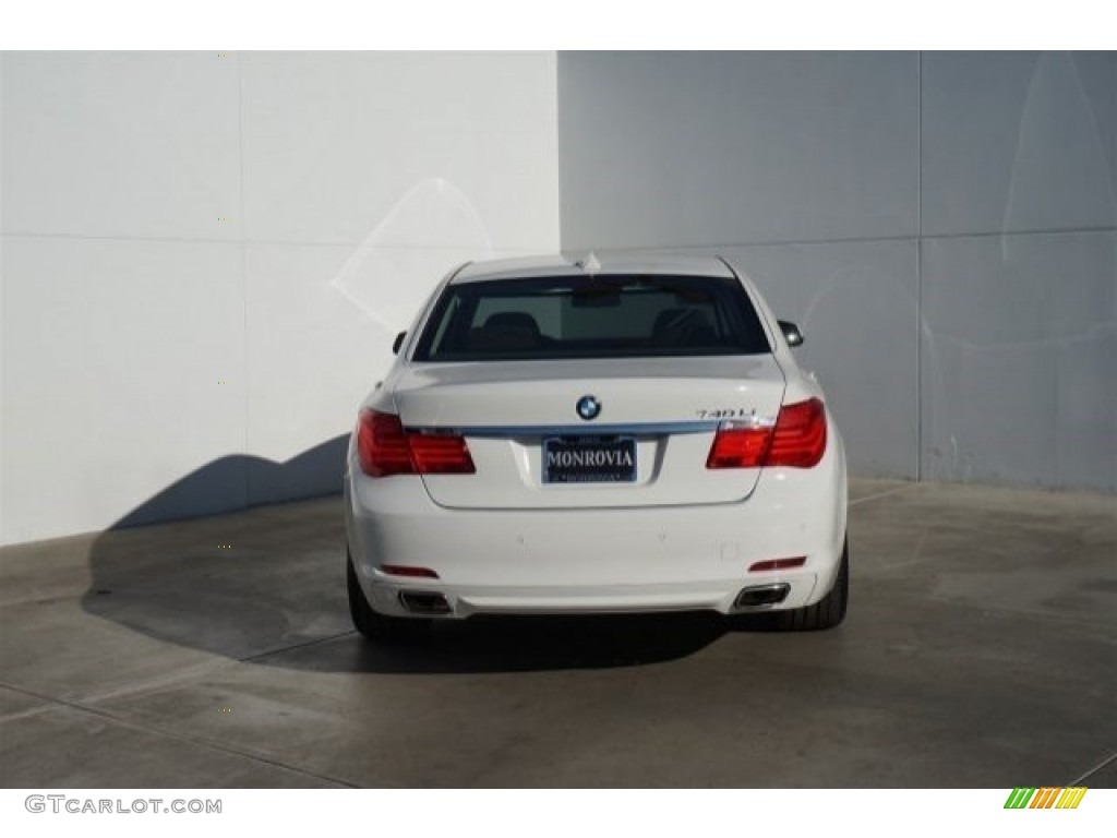 2012 7 Series 740Li Sedan - Alpine White / Oyster/Black photo #8