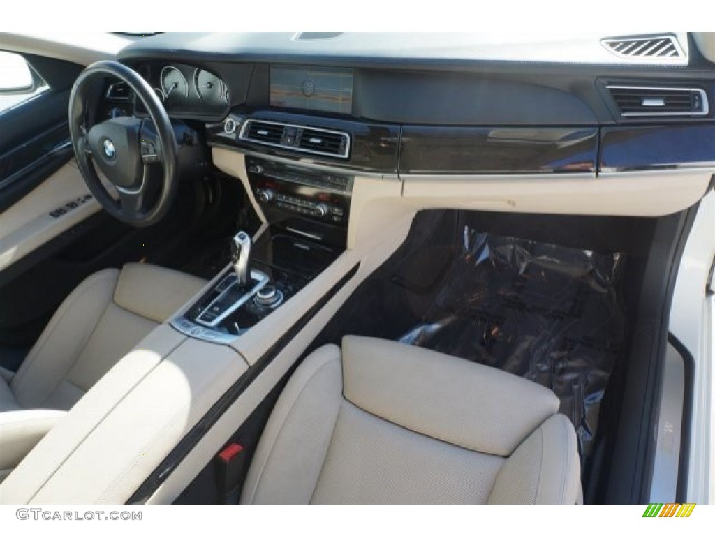 2012 7 Series 740Li Sedan - Alpine White / Oyster/Black photo #12