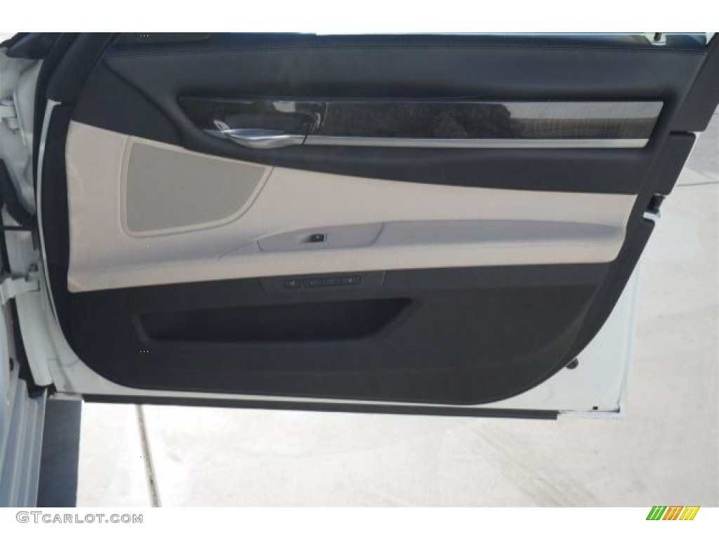 2012 7 Series 740Li Sedan - Alpine White / Oyster/Black photo #17