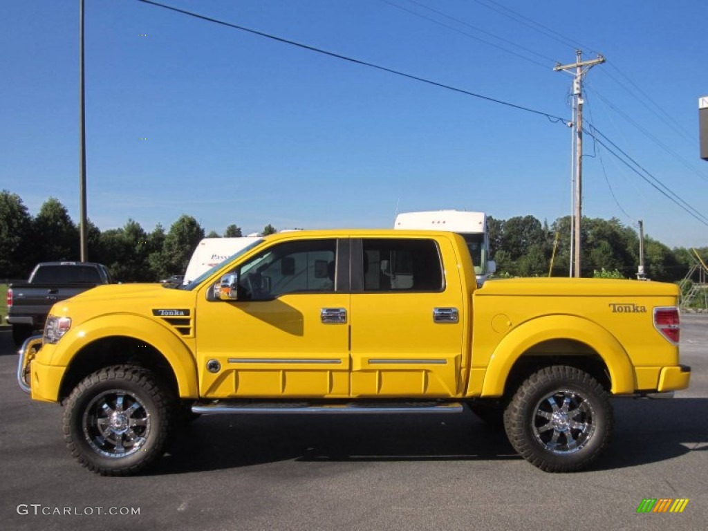 2014 F150 Tonka Edition Crew Cab 4x4 - Tonka Edition Iconic Yellow / Black photo #2