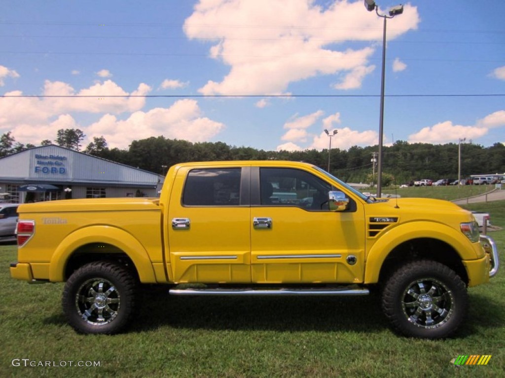 2014 F150 Tonka Edition Crew Cab 4x4 - Tonka Edition Iconic Yellow / Black photo #2