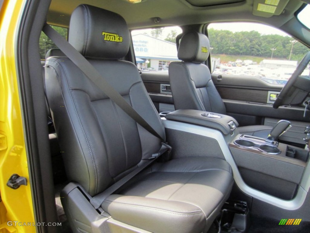 Black Interior 2014 Ford F150 Tonka Edition Crew Cab 4x4 Photo #96801778