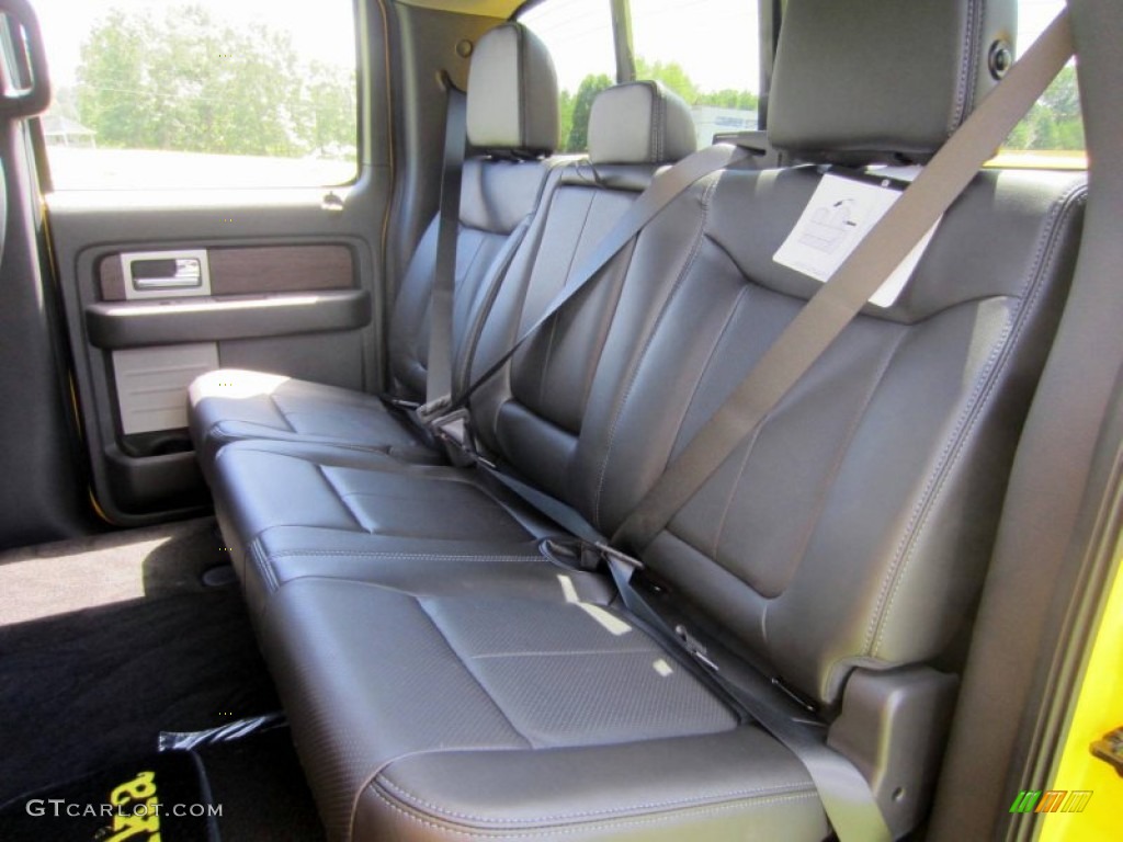2014 Ford F150 Tonka Edition Crew Cab 4x4 Rear Seat Photo #96801811