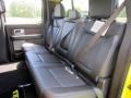 2014 Ford F150 Black Interior Rear Seat Photo