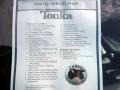 Info Tag of 2014 F150 Tonka Edition Crew Cab 4x4
