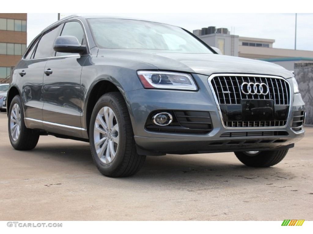 Monsoon Gray Metallic 2015 Audi Q5 2.0 TFSI Premium quattro Exterior Photo #96802639