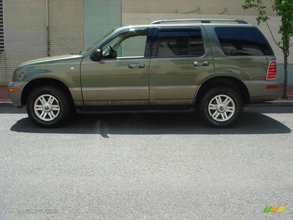 2003 Mountaineer Convenience AWD - Estate Green Metallic / Medium Dark Parchment photo #14