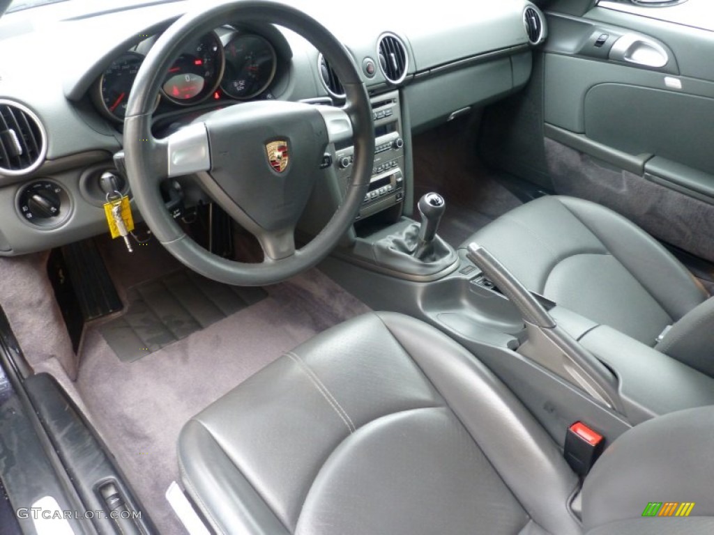 Stone Grey Interior 2007 Porsche Boxster Standard Boxster Model Photo #96806030