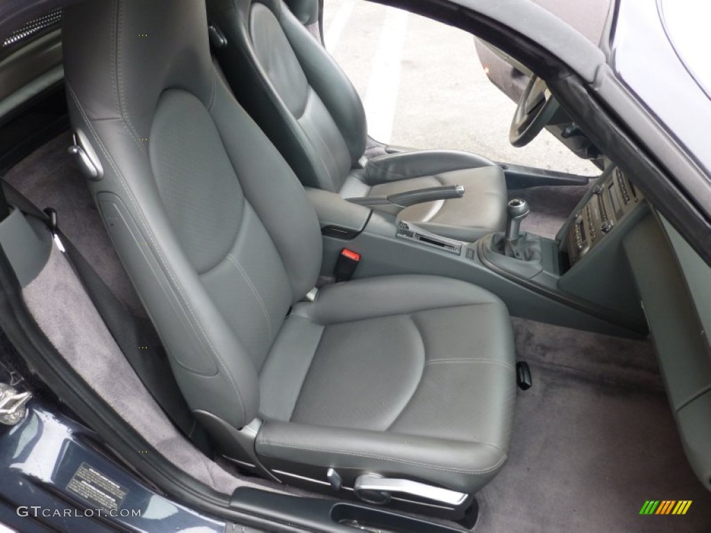 Stone Grey Interior 2007 Porsche Boxster Standard Boxster Model Photo #96806054
