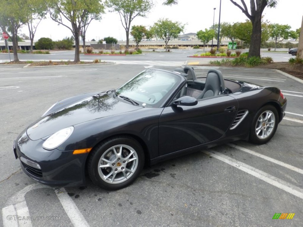Atlas Grey Metallic 2007 Porsche Boxster Standard Boxster Model Exterior Photo #96806075