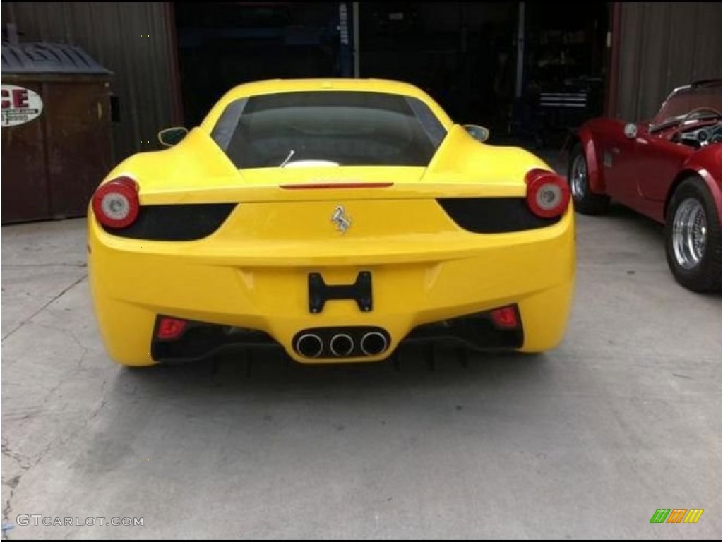 2011 458 Italia - Giallo Modena (Yellow) / Nero (Black) photo #4