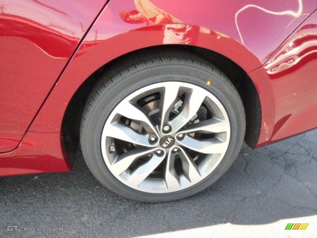 2015 Optima SX - Remington Red / Black photo #9