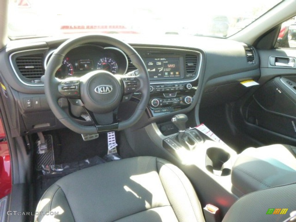 2015 Optima SX - Remington Red / Black photo #12