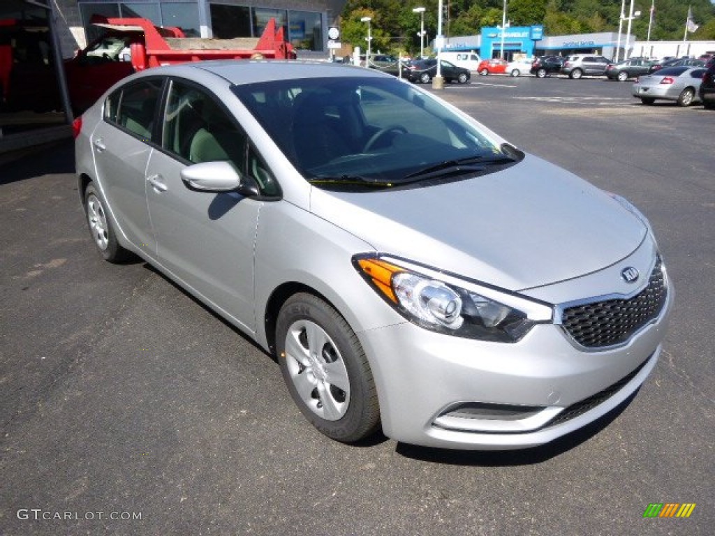 2015 Forte LX - Bright Silver / Gray Two Tone photo #2