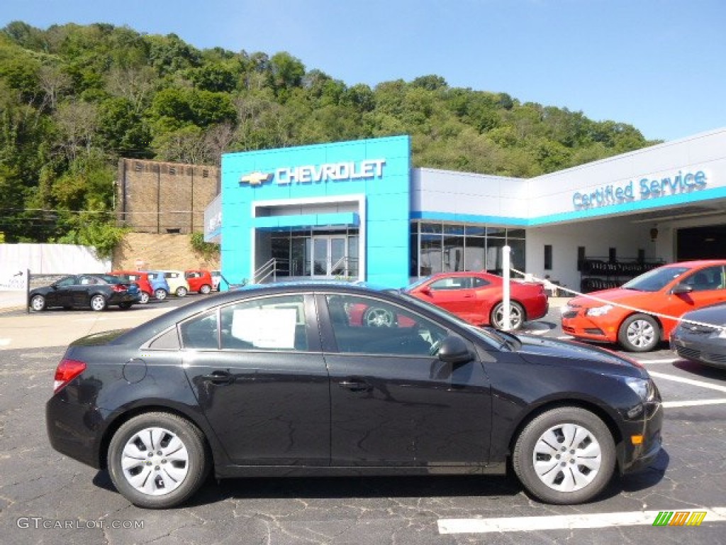 2014 Cruze LS - Black Granite Metallic / Jet Black/Medium Titanium photo #1