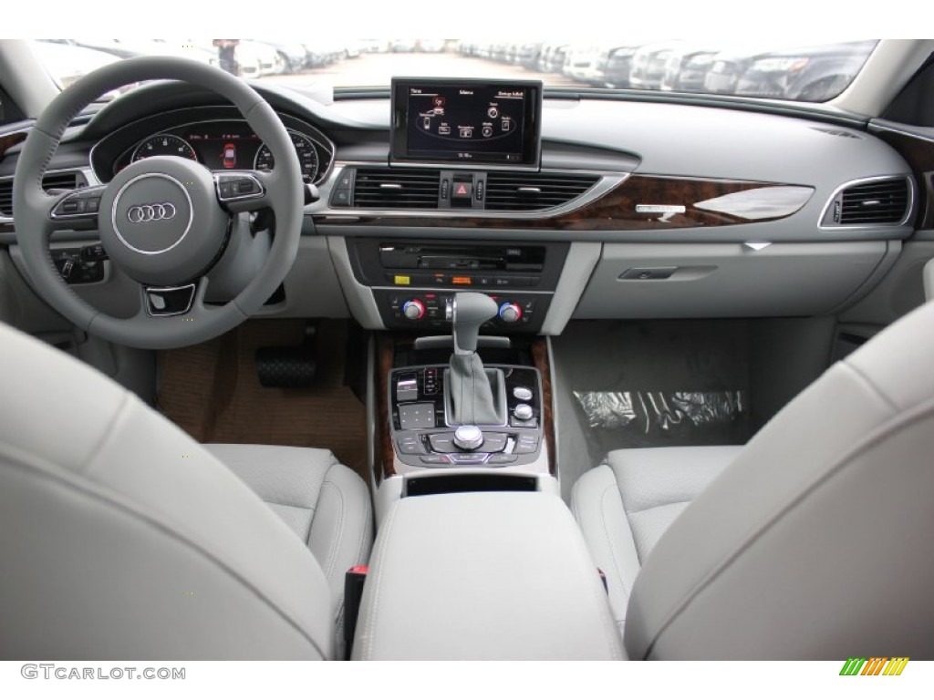 2015 Audi A6 3.0T Prestige quattro Sedan Titanium Gray Dashboard Photo #96807866