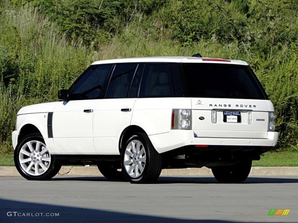 2007 Range Rover Supercharged - Chawton White / Ivory/Black photo #3