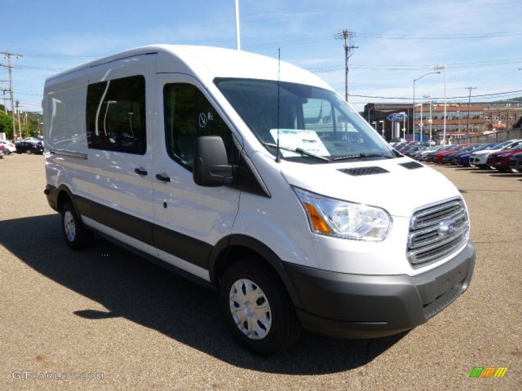 2015 Transit Van 350 MR Long - Oxford White / Pewter photo #2