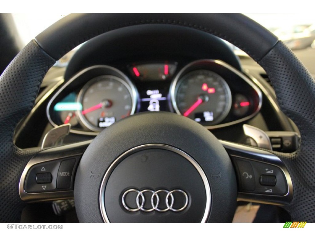 2015 R8 V8 - Daytona Grey Pearl / Black photo #24