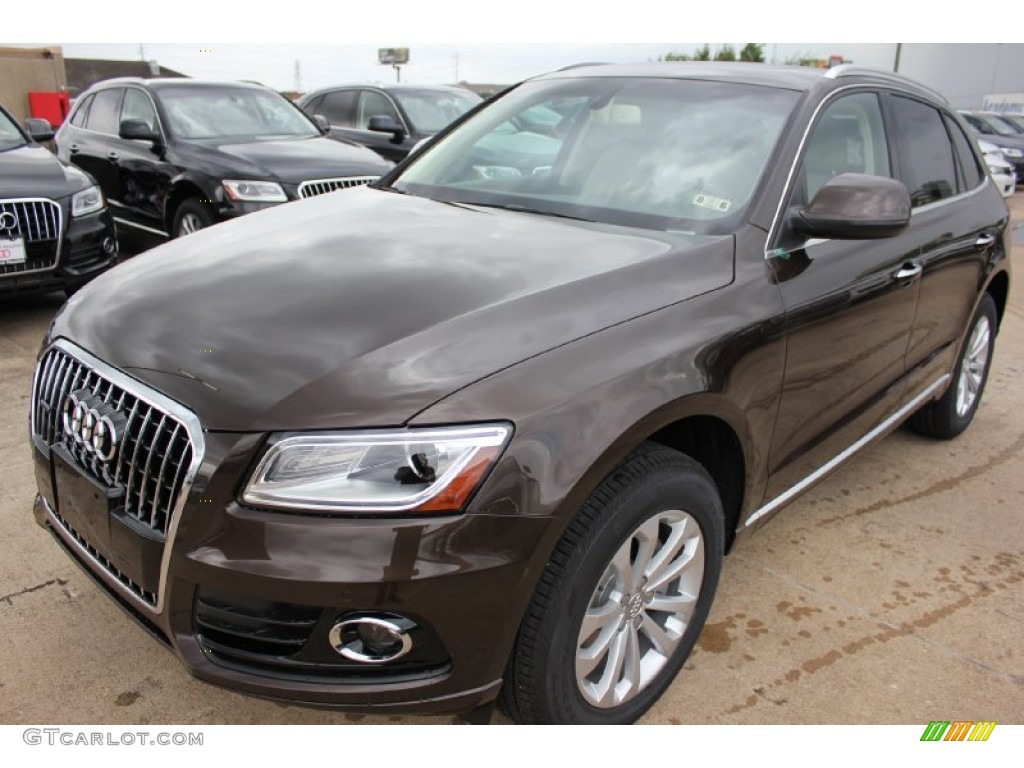 Teak Brown Metallic 2015 Audi Q5 2.0 TFSI Premium Plus quattro Exterior Photo #96810080