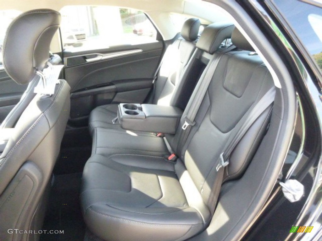 2015 Ford Fusion Titanium AWD Rear Seat Photo #96810845