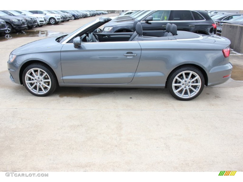 Monsoon Gray Metallic 2015 Audi A3 1.8 Premium Plus Cabriolet Exterior Photo #96810860