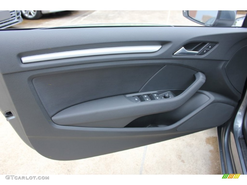 2015 Audi A3 1.8 Premium Plus Cabriolet Black Door Panel Photo #96810959