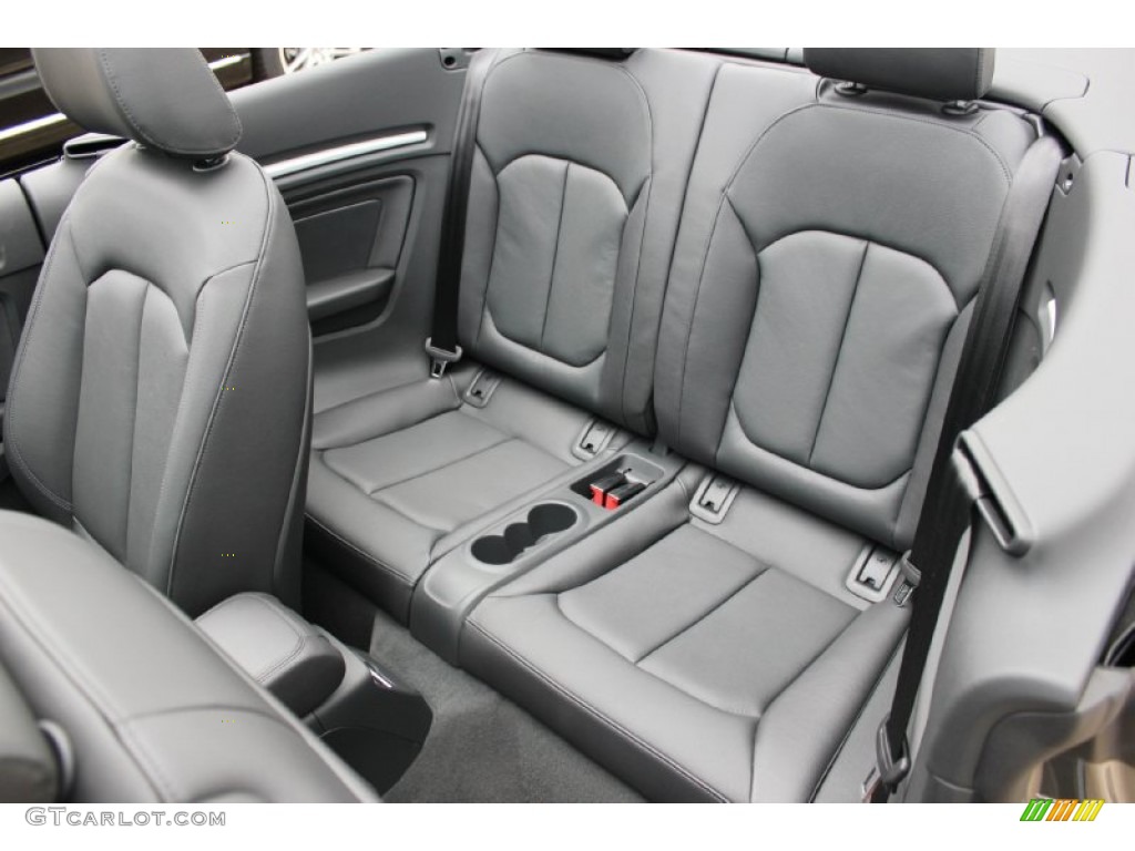 Black Interior 2015 Audi A3 1.8 Premium Plus Cabriolet Photo #96811238