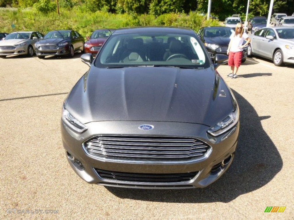 2015 Fusion Titanium AWD - Magnetic Metallic / Charcoal Black photo #3