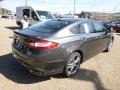 2015 Magnetic Metallic Ford Fusion Titanium AWD  photo #8