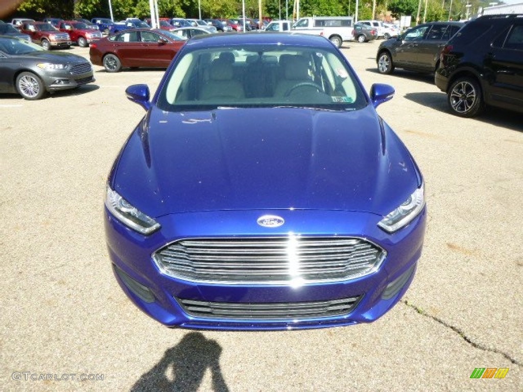 Deep Impact Blue Metallic 2015 Ford Fusion SE Exterior Photo #96812981