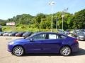 2015 Deep Impact Blue Metallic Ford Fusion SE  photo #5