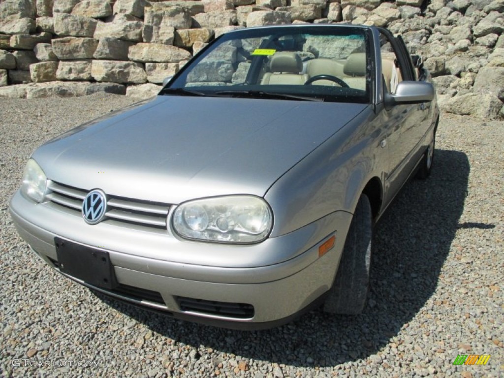 2001 Cabrio GLX - Desert Wind Metallic / Beige photo #2